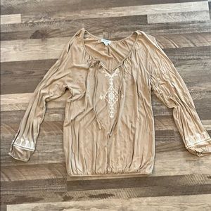 Tan Boheme top